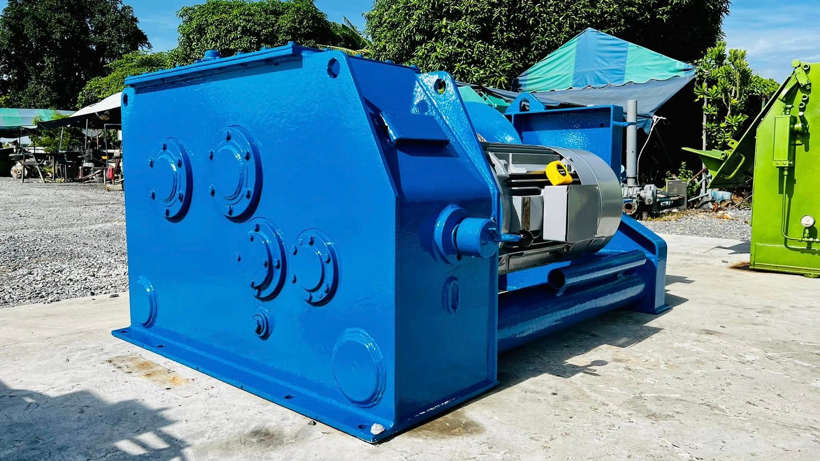 วินซ์สลิงไฟฟ้า(กว้าน)งานยุโรปของเยอรมัน ขนาด 20 ตัน มอเตอร์เกียร์ 40 HP Break 380V วินซ์สลิงไฟฟ้า(กว้าน)งานยุโรปของเยอรมัน ขนาด 20 ตัน มอเตอร์เกียร์ 40 HP Break 380V