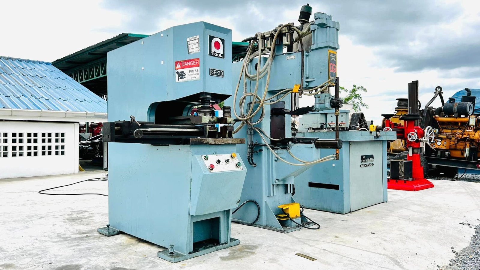 เครื่องจักรงานญี่ปุ่น AMADA & DENGENSHA Made in JAPAN ระบบไฟ 200V เครื่องจักรงานญี่ปุ่น AMADA & DENGENSHA Made in JAPAN ระบบไฟ 200V