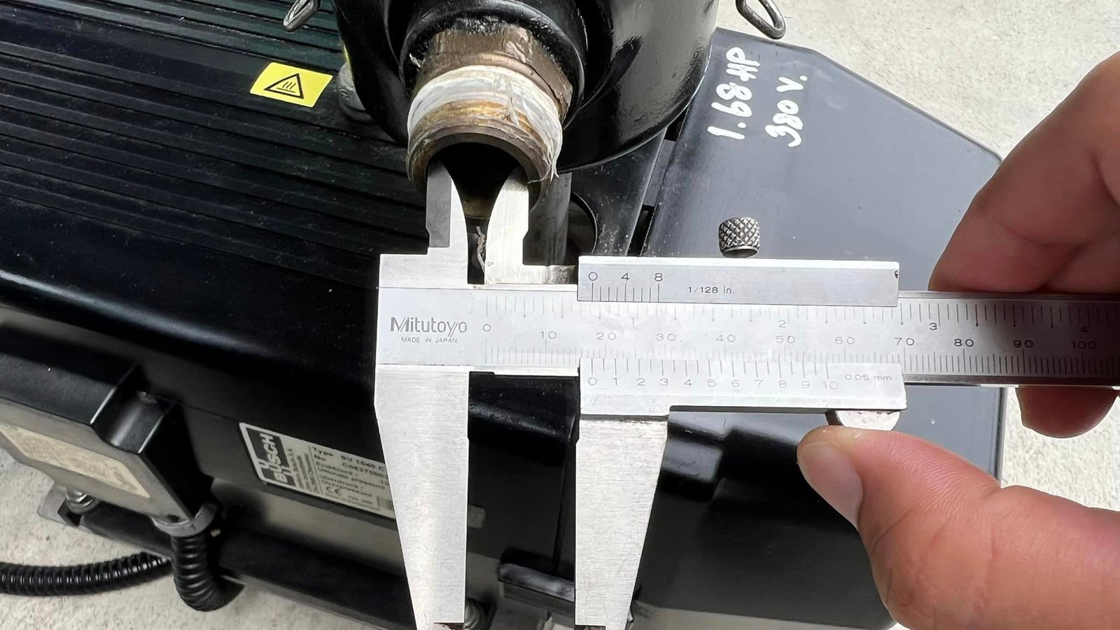 แวคัมปั้มสุญญากาศ BUSCH SWITZERLAND ขนาด 1.68 HP ท่อ 6 หุล ระบบไฟ 380V