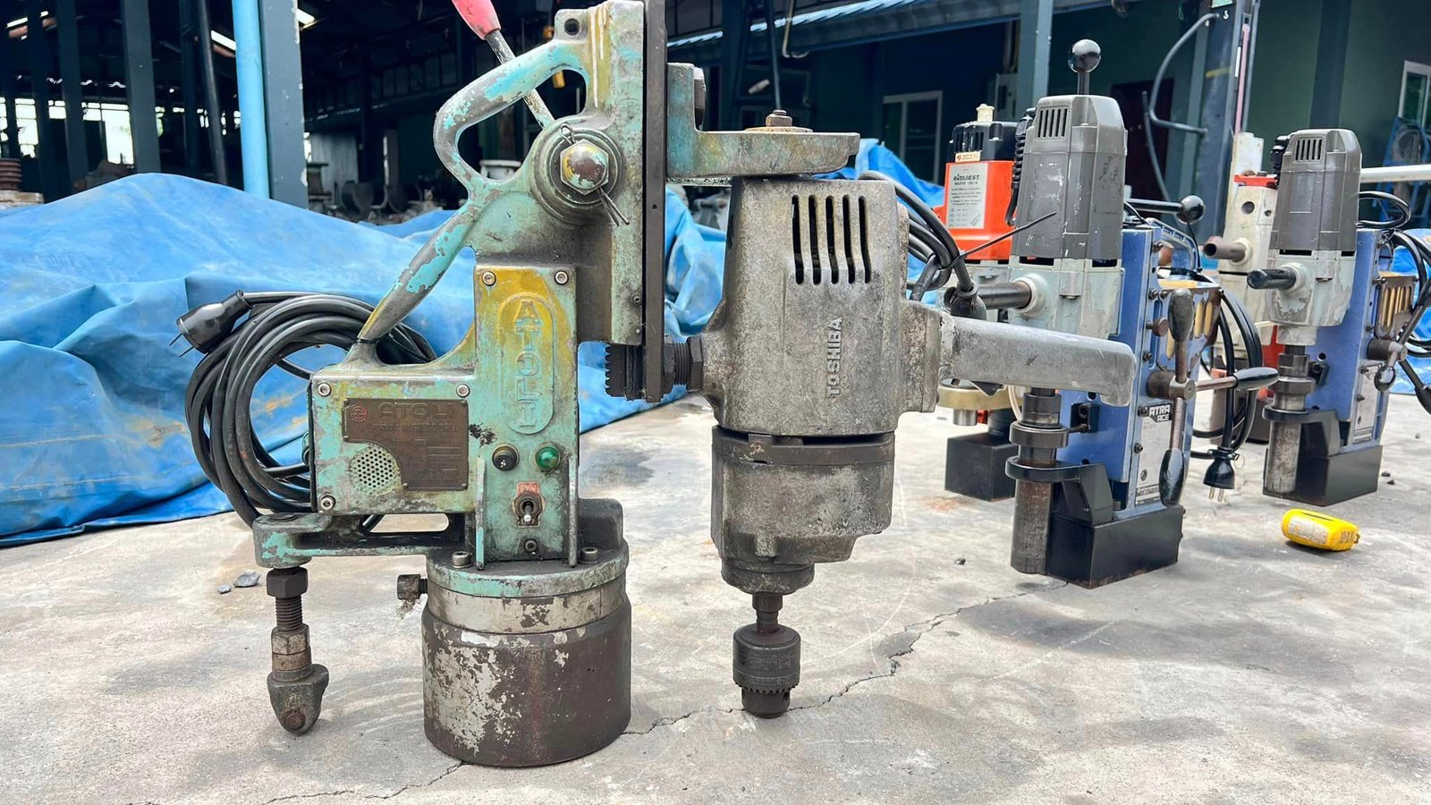 เหลือ 4 ตัว สว่านแม่เหล็กไฟฟ้าญี่ปุ่น(JET-BROACH) NITTO & ALFRA ROTABEST เจาะโตสุดเริ่มต้น 1”- 4” (2 เหลือ 4 ตัว สว่านแม่เหล็กไฟฟ้าญี่ปุ่น(JET-BROACH) NITTO & ALFRA ROTABEST เจาะโตสุดเริ่มต้น 1”- 4” (2