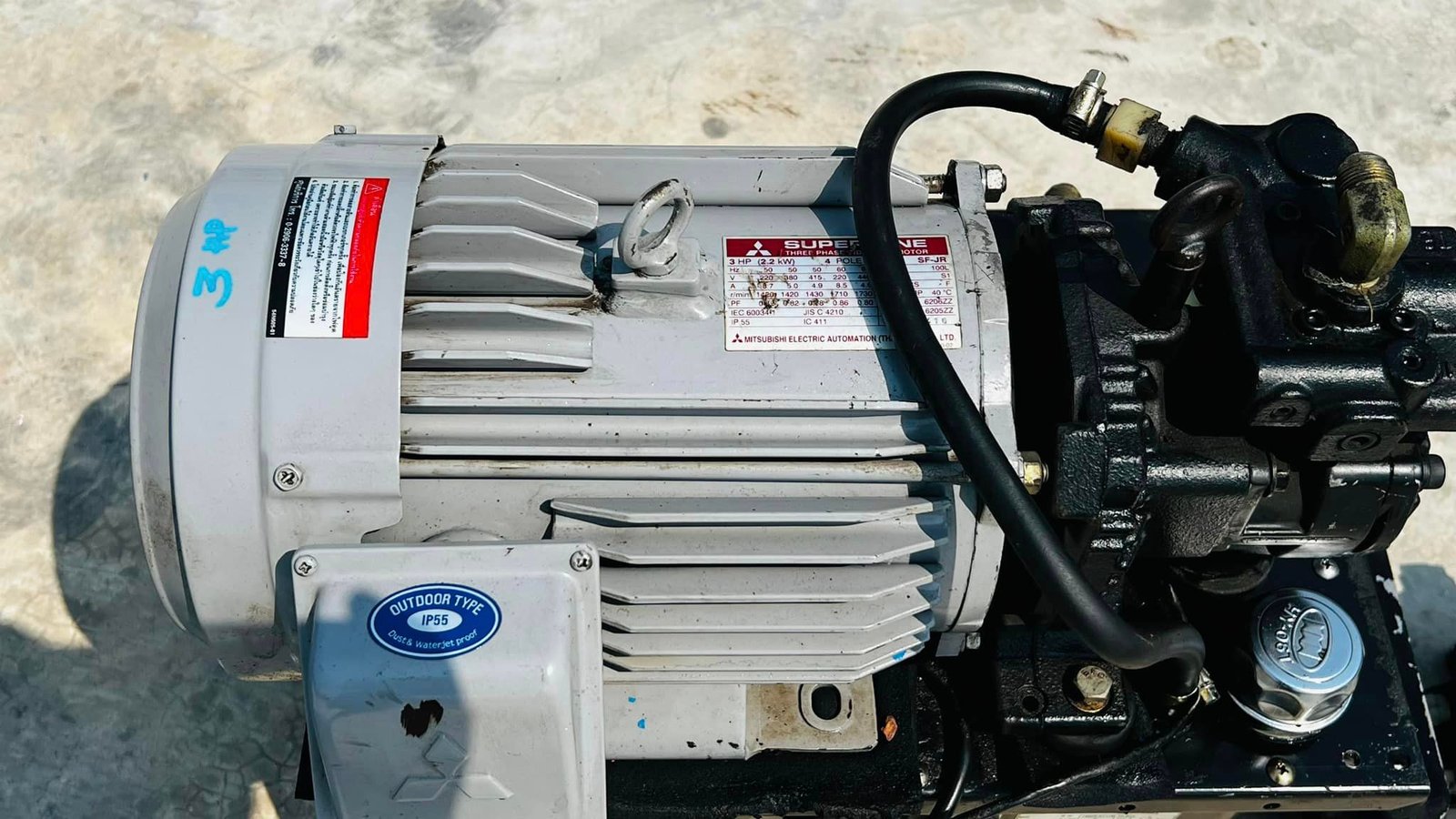 ชุดต้นกำลังปั้มน้ำมันไฮดรอลิค(PowerUnit) ขนาด 2-3 HP ระบบไฟ 380V