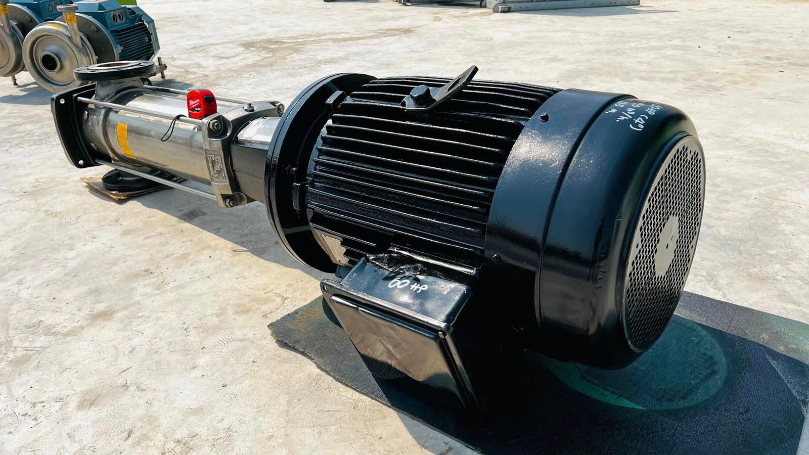 ปั้มตั้งกรุนด์ฟอสมัลติจสเตท_GRUNDFOS ขนาด 60 HP 4” H : 185 m Q : 90 m3_h 380V ปั้มตั้งกรุนด์ฟอสมัลติจสเตท_GRUNDFOS ขนาด 60 HP 4” H : 185 m Q : 90 m3_h 380V