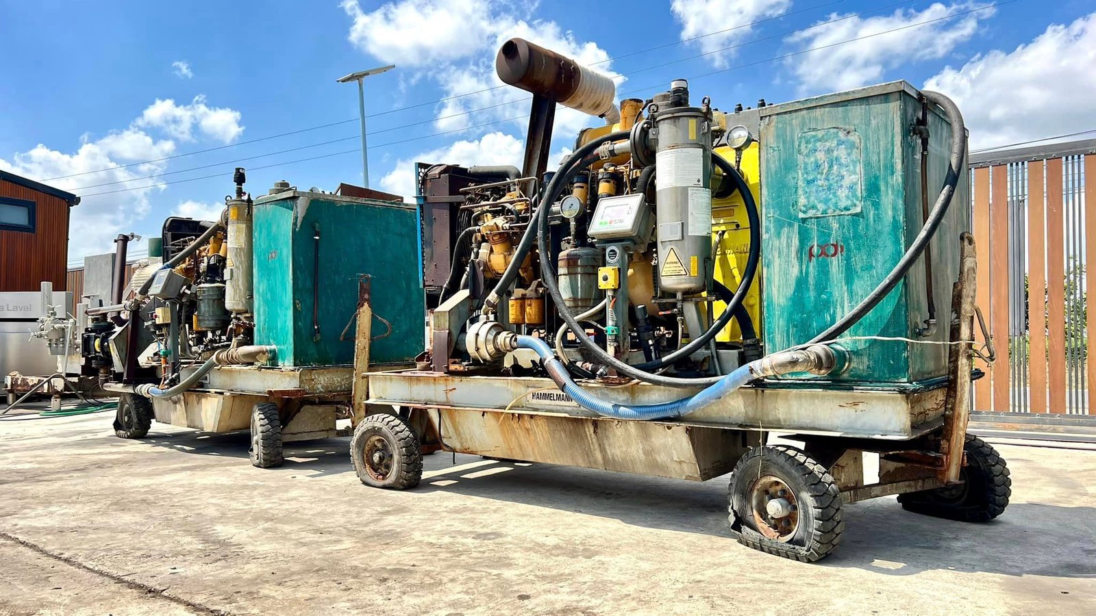 ปั้มฉีดน้ำแรงดันสูงวอเตอร์เจ็ท(High-Pressure-Pump) HAMMELMANN GERMANY Press : 450 bar เครื่องยนต์ Pe