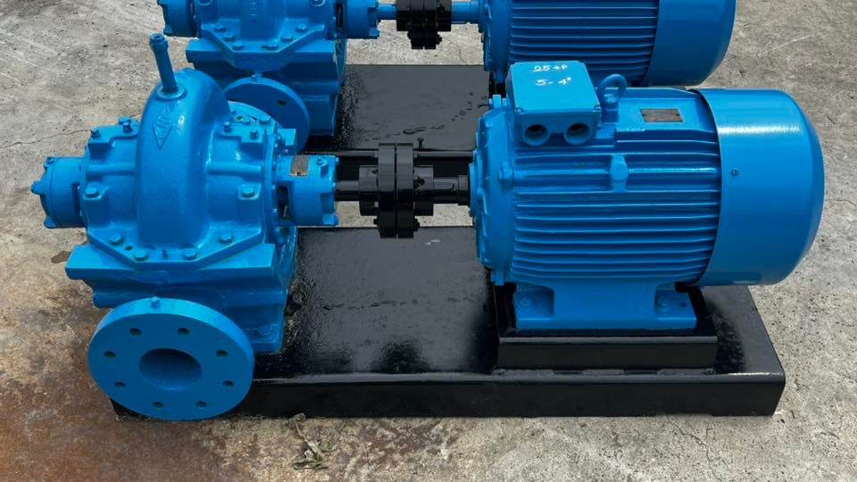 ชุดปั้มน้ำแบบสปริทเคส(SplitcasePump)PACO PUMP USA 380Vเข้ามา 2 ชุด