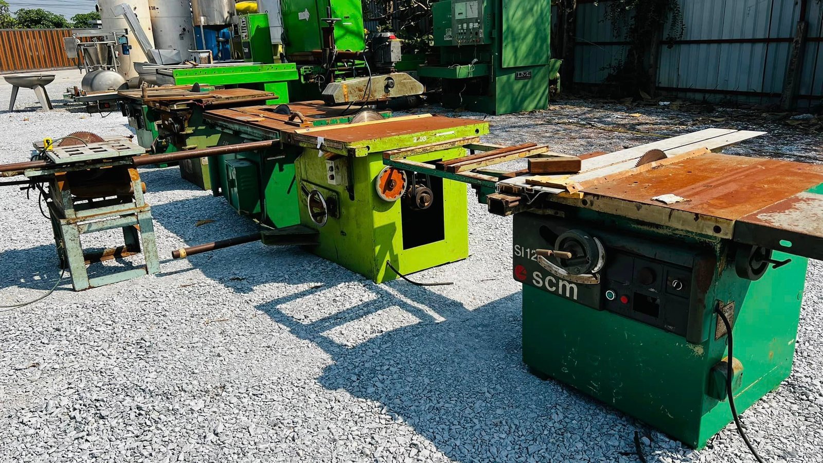 เลื่อยวงเดือนผ่าไม้งานยุโรป SCM ITALY ขนาดใบตัด 12"- 16" ระบบไฟ 380V