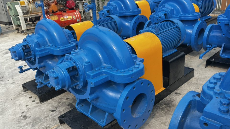 ชุดปั้มน้ำแบบสปริทเคสUSAPEERLESS & PACO PUMP ขนาด 20 - 25 - 30 - 50 HP
