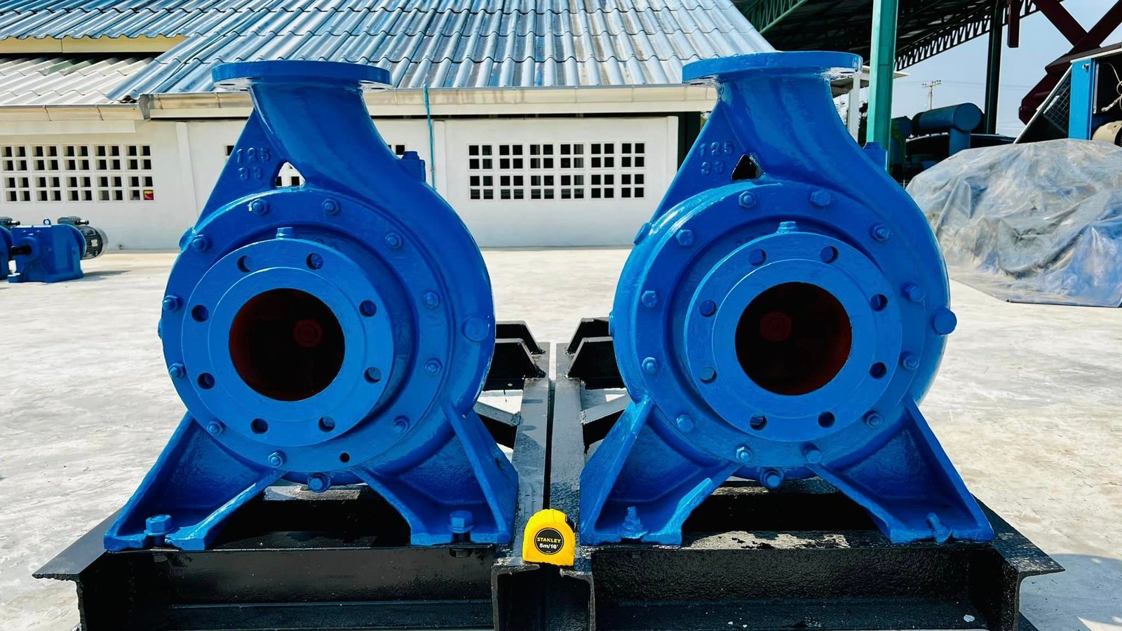 หัวปั้มน้ำหอยโข่ง TAKI PUMP ขนาด 6"- 5" / Q : 220 m3/h / H : 33 m / มาพร้อมแท่น ใช้กับมอเตอร์ขนาด 40