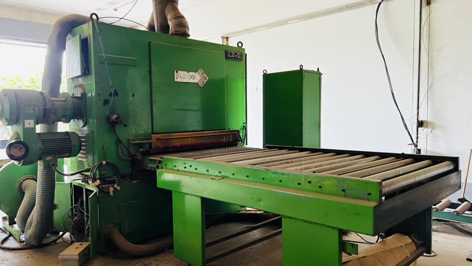เครื่องขัดผิวหน้าไม้งานอิตาลี่ D M C - ITALY ระบบดรัม ไฟ 380V