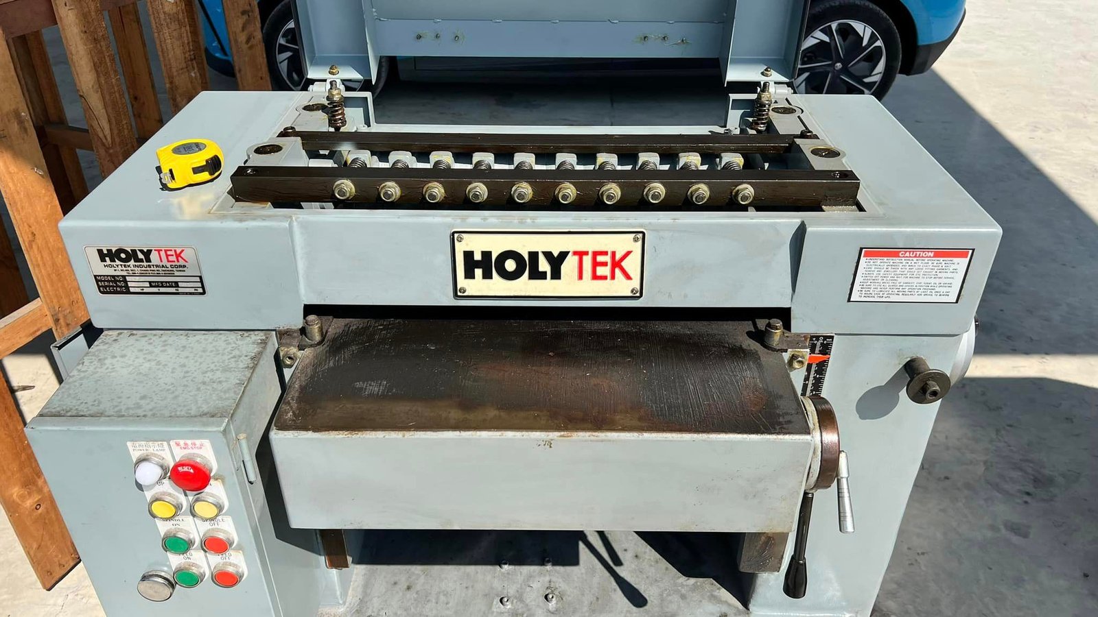 ของใหม่เก็บสแปยังไม่ได้ใช้งาน
โต้ะรีดไม้ของใหม่งานยุโรป SCM ITALY & HOLY TEK TAIWAN ระบบไฟ 380V
