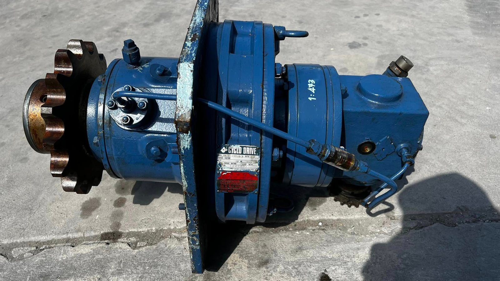 มอเตอร์เกียร์ทดกำลังญี่ปุ่น SUMITOMO JAPAN รอบต่ำทดช้าแรงทอร์คสูง ระบบไฟ 380V