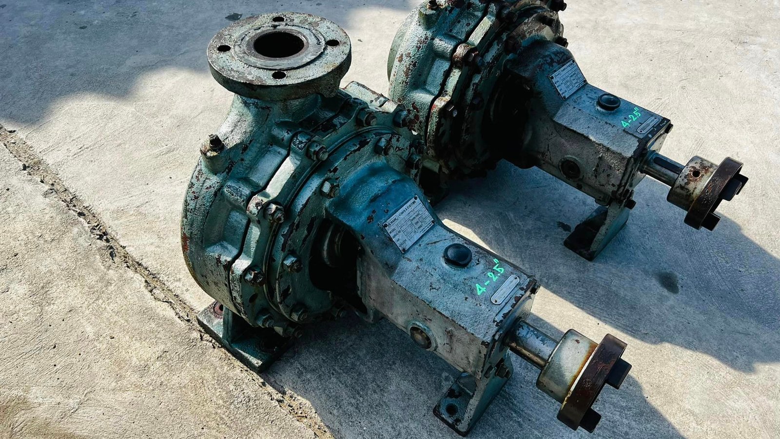 หัวปั้มน้ำหอยโข่ง CRANE PUMP USA แกนและใบพัดสเตนเลส ขนาด 4"- 2.5" / H : 30 m / Q : 55 m3/h เข้ามา 2 หัวปั้มน้ำหอยโข่ง CRANE PUMP USA แกนและใบพัดสเตนเลส ขนาด 4"- 2.5" / H : 30 m / Q : 55 m3/h เข้ามา 2