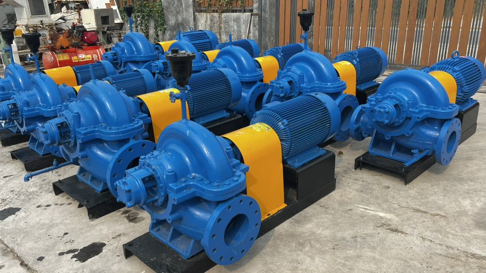 ชุดปั้มน้ำแบบสปริทเคสUSAPEERLESS & PACO PUMP ขนาด 20 - 25 - 30 - 50 HP