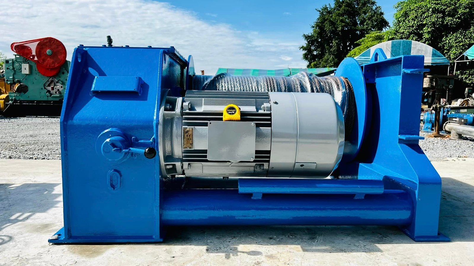 วินซ์สลิงไฟฟ้า(กว้าน)งานยุโรปของเยอรมัน ขนาด 20 ตัน มอเตอร์เกียร์ 40 HP Break 380V