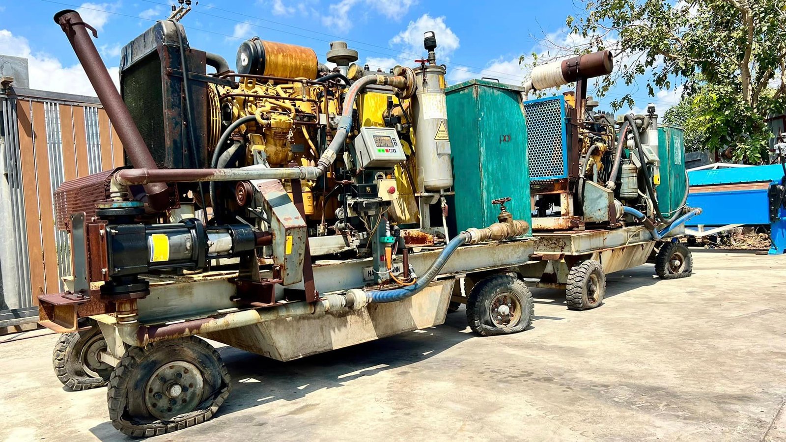 ปั้มฉีดน้ำแรงดันสูงวอเตอร์เจ็ท(High-Pressure-Pump) HAMMELMANN GERMANY Press : 450 bar เครื่องยนต์ Pe