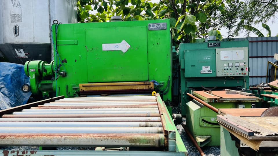 เครื่องขัดผิวหน้าไม้งานอิตาลี่ D M C - ITALY ระบบดรัม ไฟ 380V