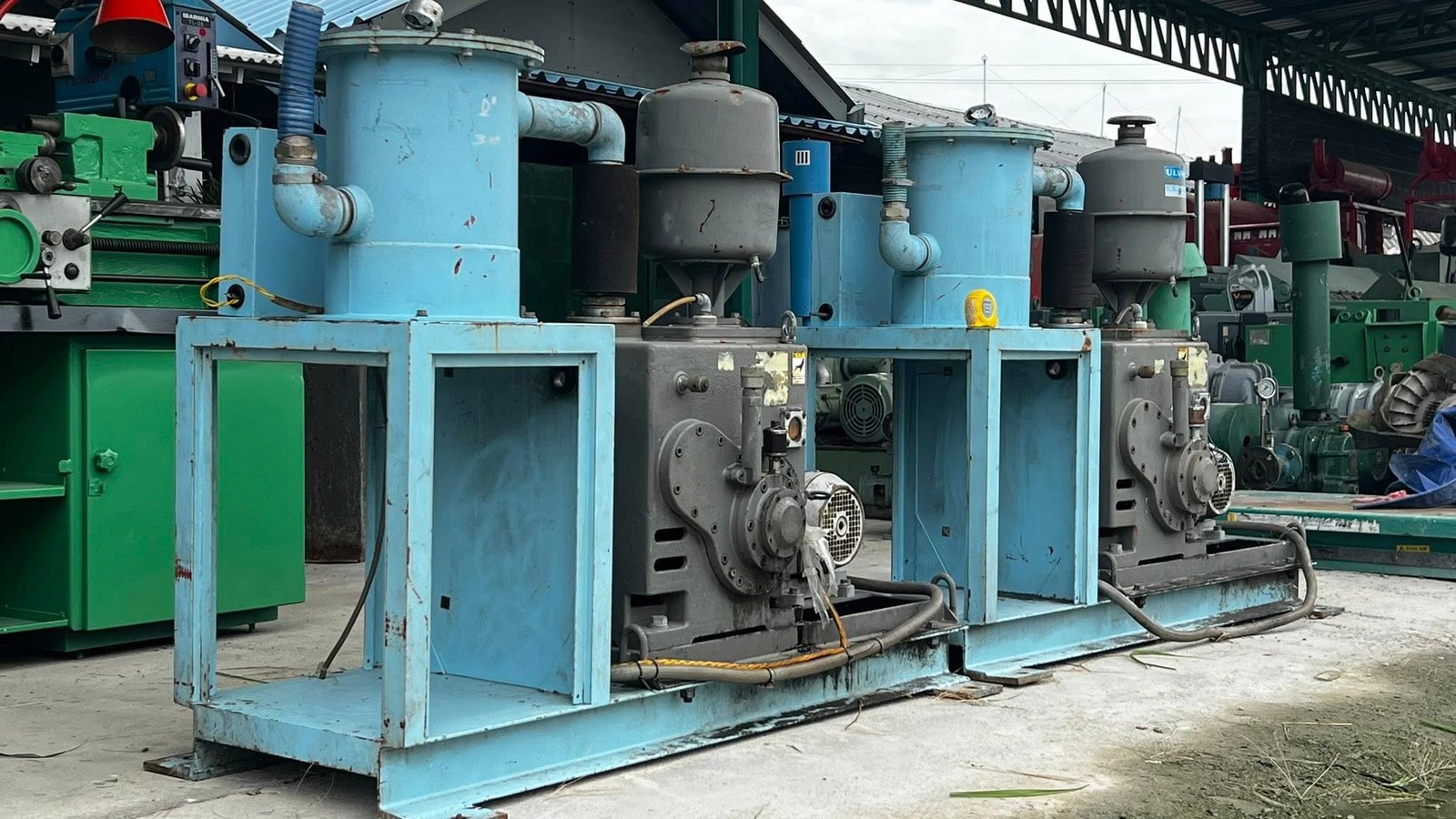 แวคคัมปั้มสุญญากาศ ULVAC JAPAN VACUUM PUMP รุ่น PKS-016 มอเตอร์ 3 HP 380V แวคคัมปั้มสุญญากาศ ULVAC JAPAN VACUUM PUMP รุ่น PKS-016 มอเตอร์ 3 HP 380V