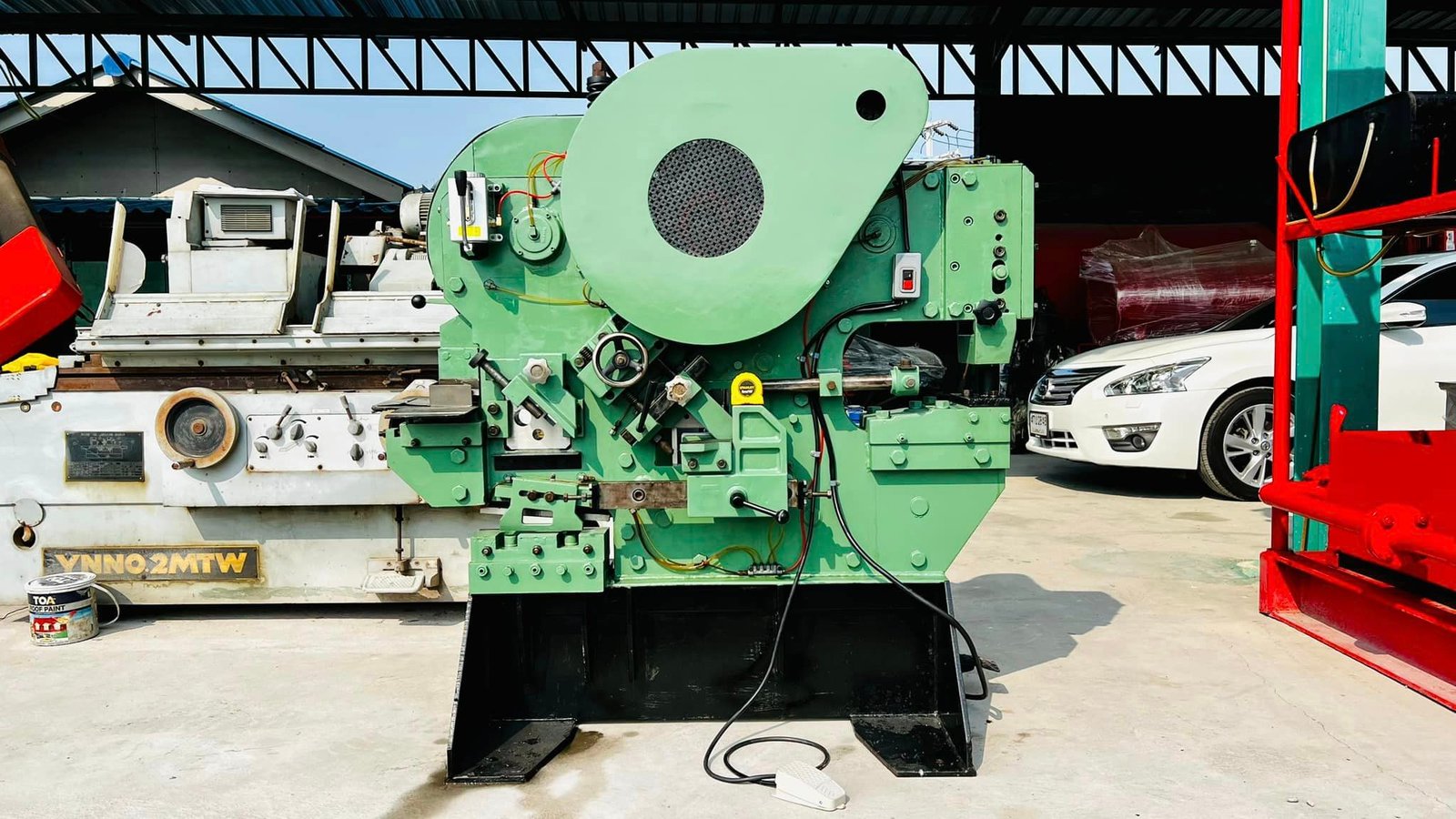 เครื่องตัดเหล็กอเนกประสงค์UNIVERSAL ACE CUTTER JAPAN ตัดเหล็ก แผ่น เหลี่ยม ฉาก บาก เพลา กลม เจาะรู..