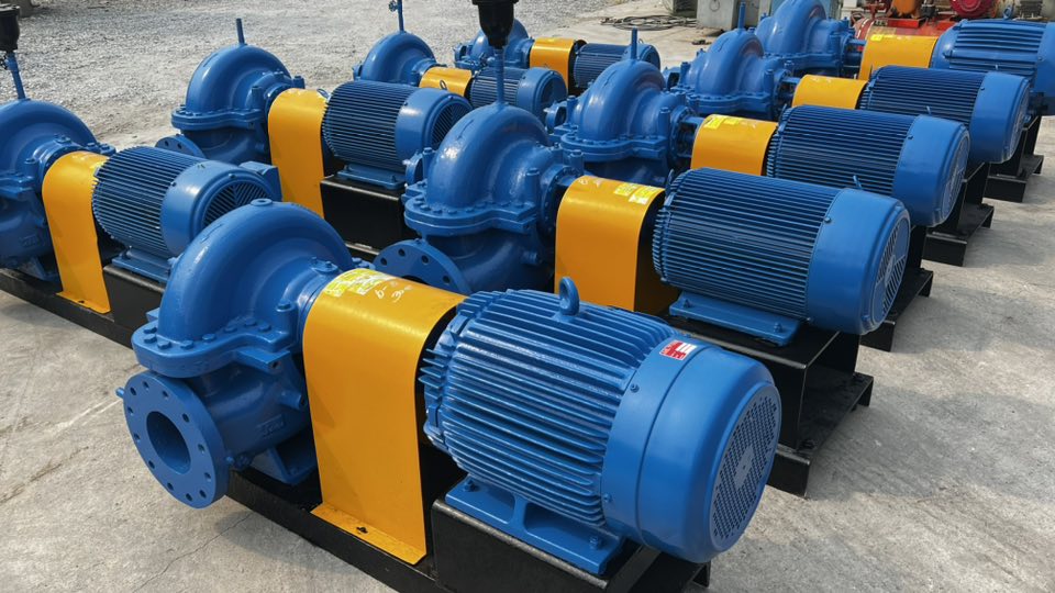 ชุดปั้มน้ำแบบสปริทเคสUSAPEERLESS & PACO PUMP ขนาด 20 - 25 - 30 - 50 HP