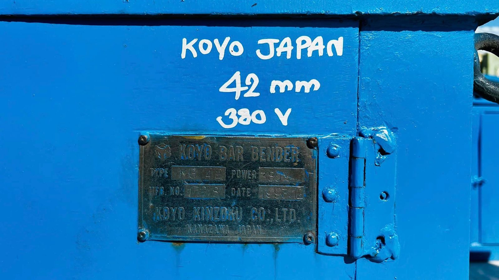 เครื่องดัดและตัดเหล็กเส้นงานก่อสร้างเก่าญี่ปุ่น TAKEDA KOYO TKK ตัด และ ดัด ขนาด 25 - 32 - 42 mm ระบบไฟ 380V เครื่องดัดและตัดเหล็กเส้นงานก่อสร้างเก่าญี่ปุ่น TAKEDA KOYO TKK ตัด และ ดัด ขนาด 25 - 32 - 42 mm ระบบไฟ 380V