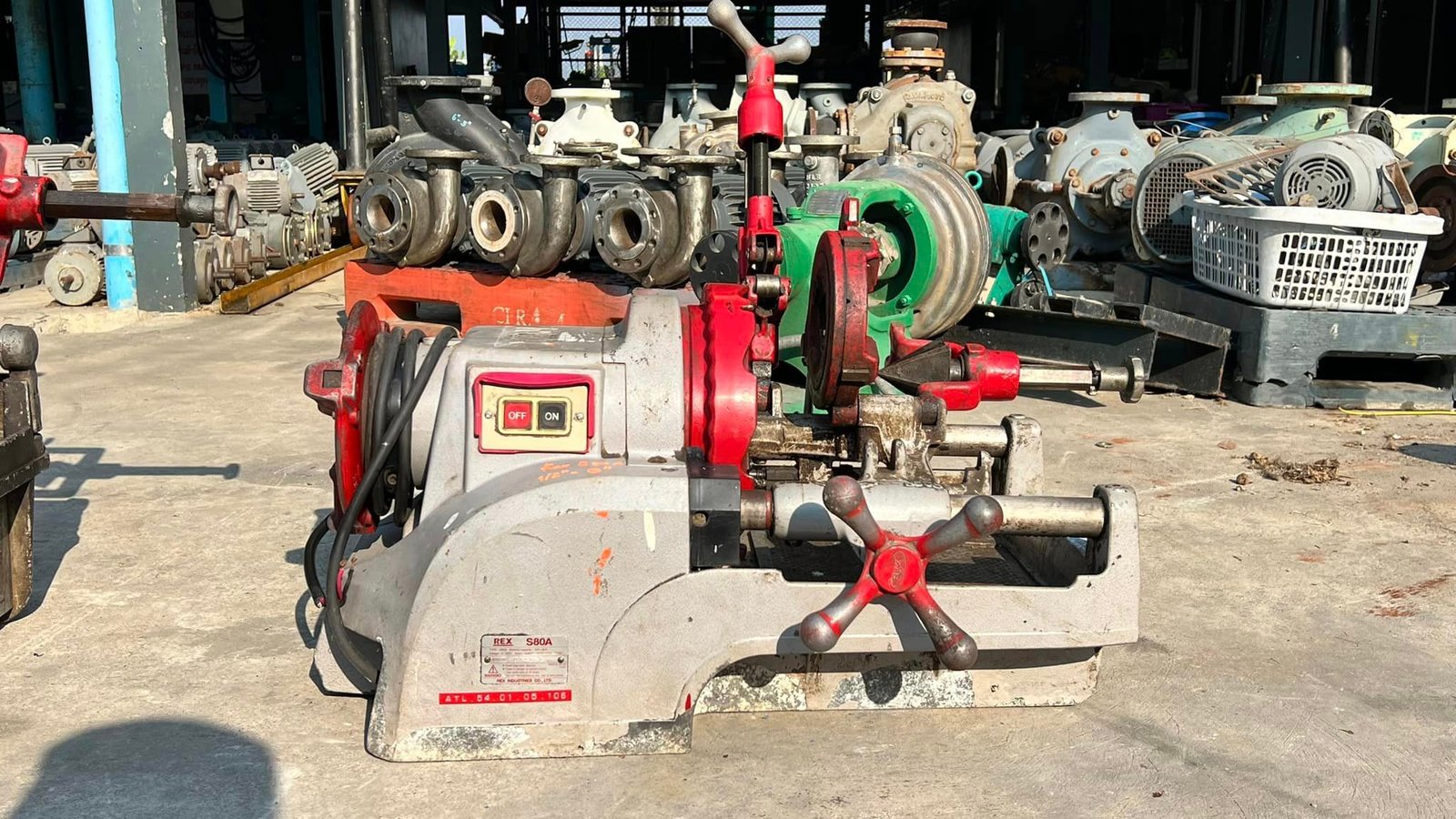 เหลือ 1 ตัว
เครื่องต้าปเกลียวแป้ปญี่ปุ่น🇯🇵REX JAPAN🇯🇵ระบบไฟ 220V