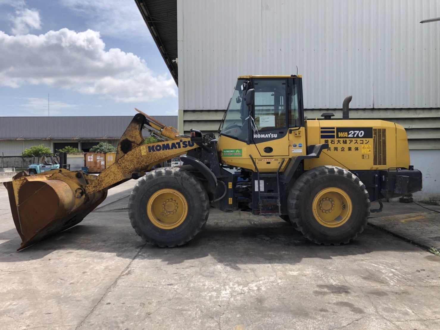 รถตักKOMATSU รุ่นWA270-7 รถตักKOMATSU รุ่นWA270-7