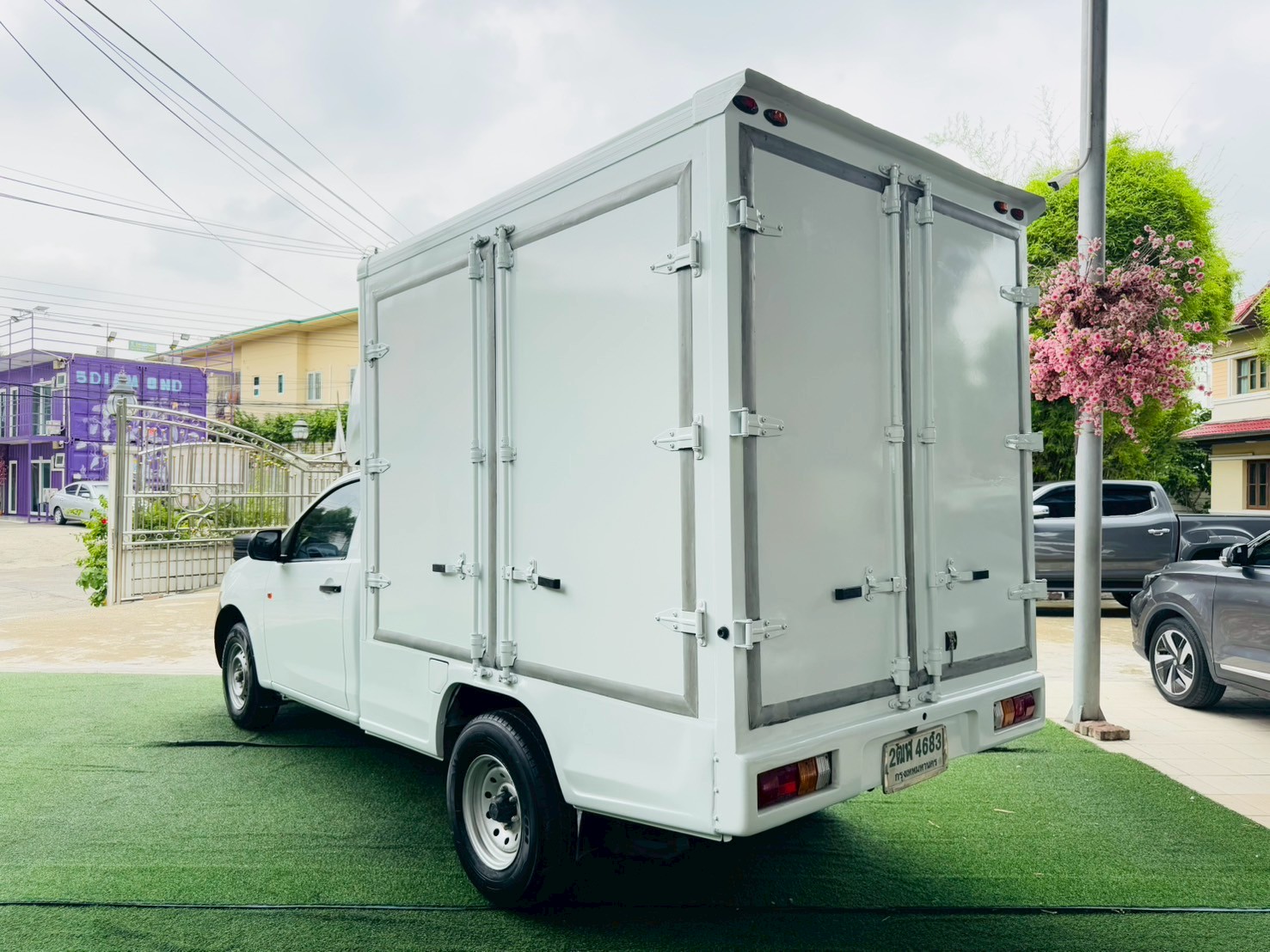 ✔️ตู้แห้ง เปิดได้ 2 ข้าง ด้านข้างและด้านหลัง เสริมแหนบ #ISUZU D-MAX SPARK 1.9 Ddsi ปี 2020