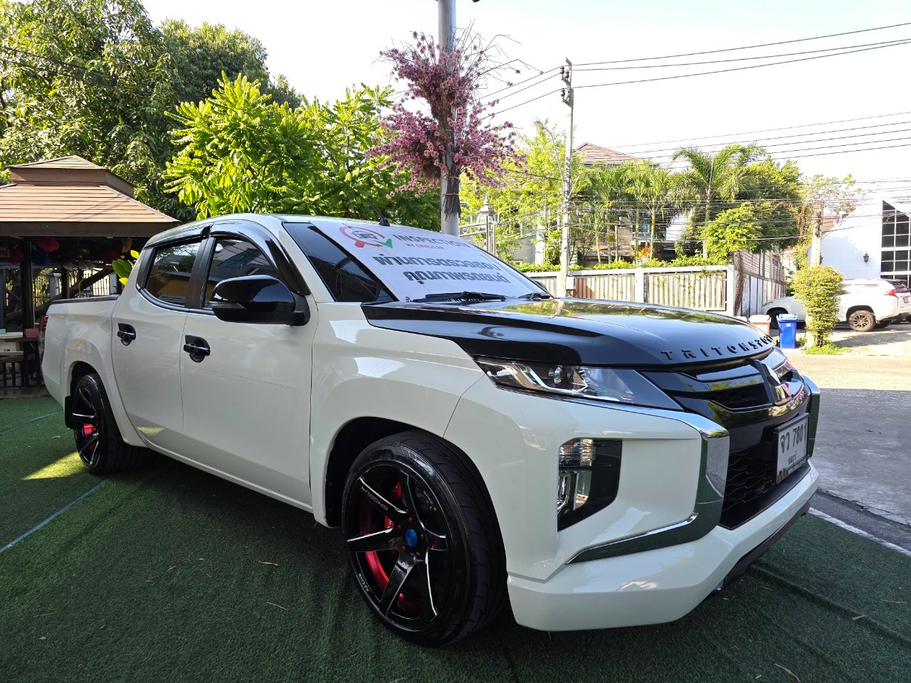 #MITSU TRITON DOUBLE CAB รุ่น GLX เครื่อง2.5cc. เกียร์ธรรมดาปี 2024 #รถไมล์วิ่งมาแค่10,xxxกิโล