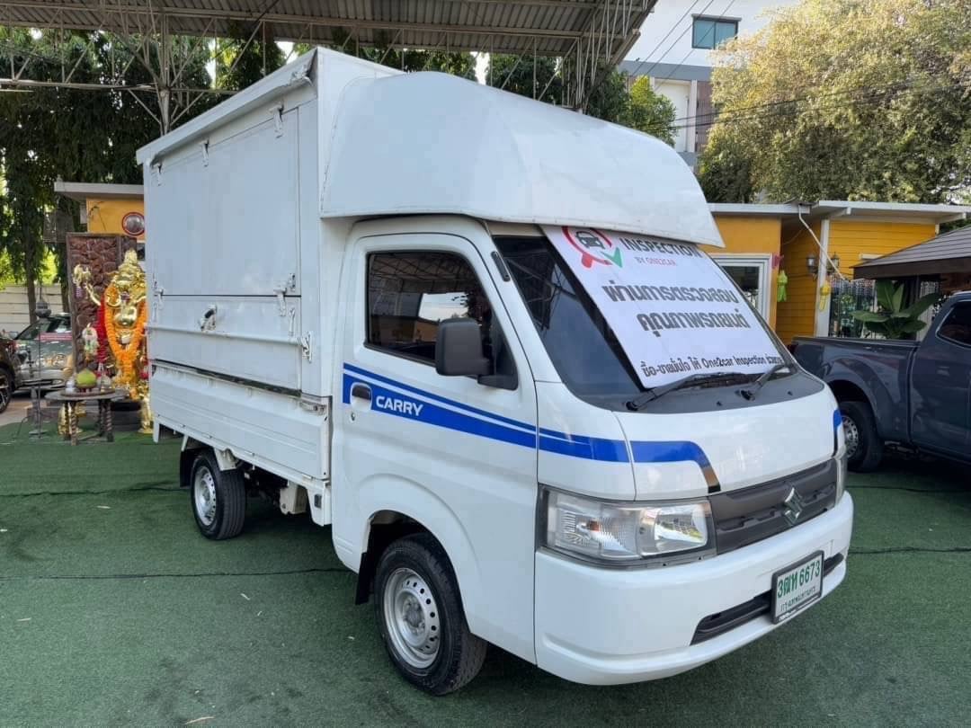 #SUZUKI CARRY L รุ่นFOOD TRUCK เครื่อง1.5cc.เกียร์ธรรมดา ปี 2023 ไมล์น้อยมากๆคะวิ่งมาแค่16,xxxกม.