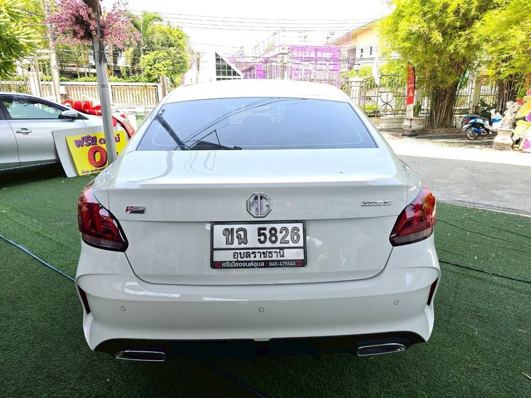 MG 5 เครื่อง1.5 cc. รุ่นC เกียร์ AUTO ปี 2024 #รถไมล์แท้100%คะ วิ่งมาแค่6,xxxกิโลคะ