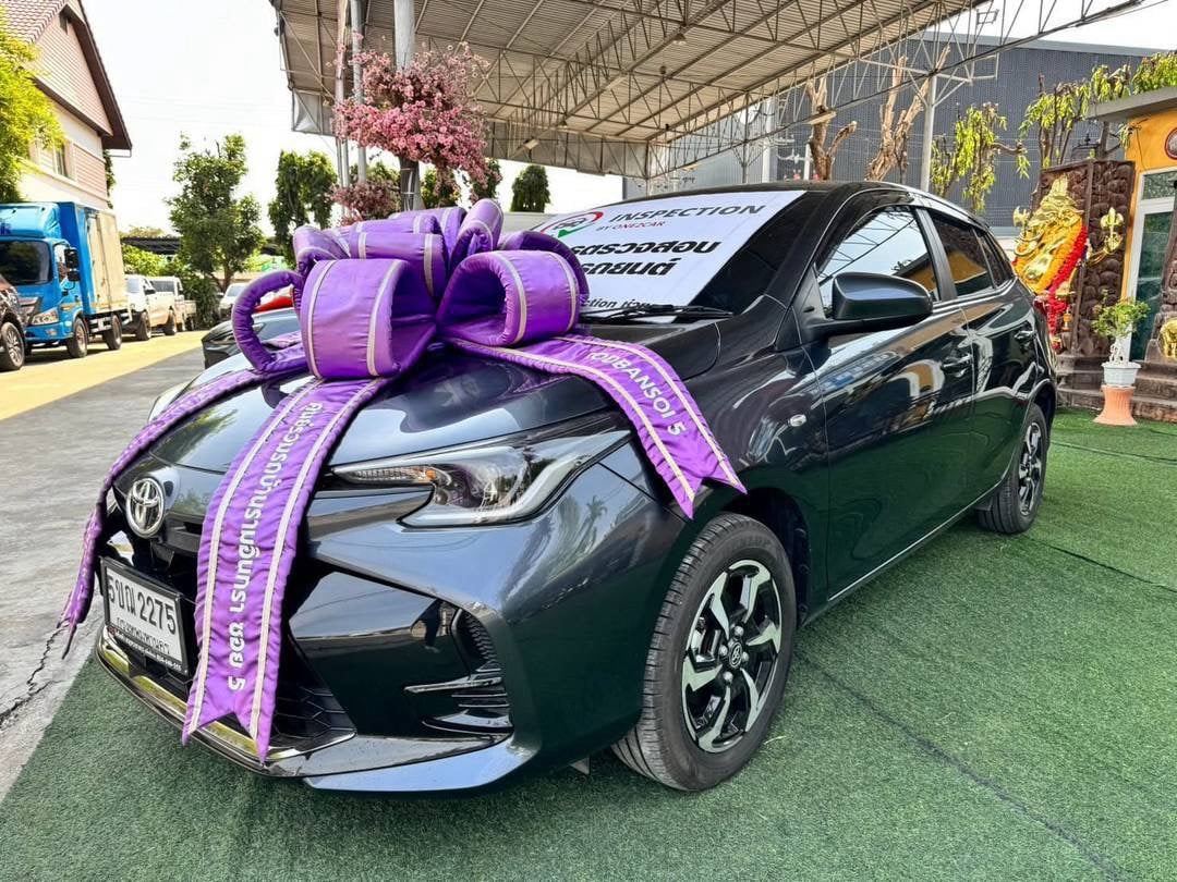 #TOYOTA YARIS ตัว SPORT เครื่อง1.2cc. เกียร์AUTO ปี 2024 #รถไมล์แท้100%คะวิ่งน้อยมากๆ10,xxxกิโล