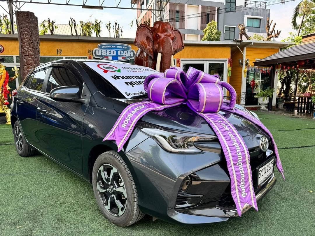 #TOYOTA YARIS ตัว SPORT เครื่อง1.2cc. เกียร์AUTO ปี 2024 #รถไมล์แท้100%คะวิ่งน้อยมากๆ10,xxxกิโล