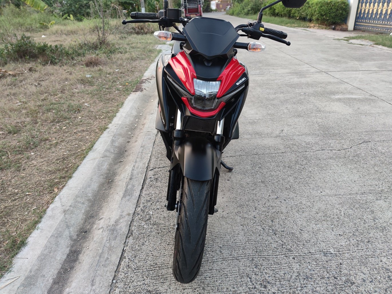 เก็บเงินปลายทาง Suzuki GSX-S150 สีดำแดงค่ะ