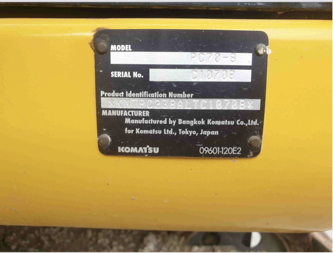 KOMATSU PC70-8 สภาพดีมากๆ เจ้าของขายเอง