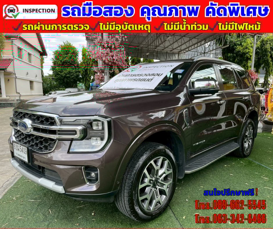🔴ปี2025 Ford EVEREST 2.0 Titanium+ 4WD.
🔴มี Sunroof