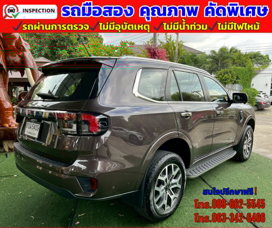 🔴ปี2025 Ford EVEREST 2.0 Titanium+ 4WD.
🔴มี Sunroof