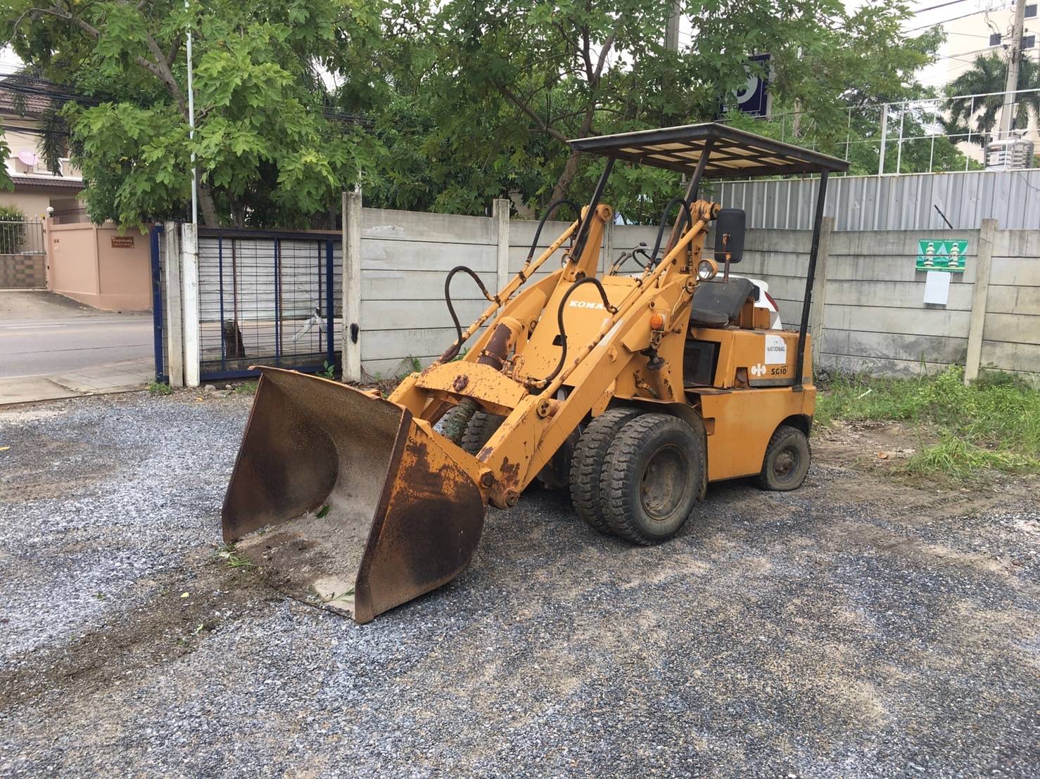 ขายรถตักล้อคู่ ยี่ห้อ KOMATSU SG 10 เก่าญี่ปุ่นแท้