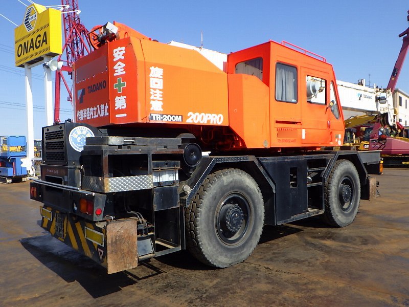 ขาย รถเครน 20 ตัน Tadano TR200M-4 ปี 1994 นำเข้าญี่ปุ่น สภาพดี พร้อมใช้งาน เอกสารครบ ขาย รถเครน 20 ตัน Tadano TR200M-4 ปี 1994 นำเข้าญี่ปุ่น สภาพดี พร้อมใช้งาน เอกสารครบ