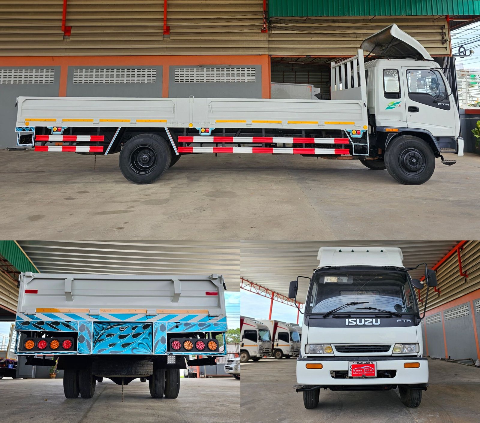 FTR 195 กระบะ ต่อใหม่ ยาว 7.20 รถห้างแท้ พร้อมใช้