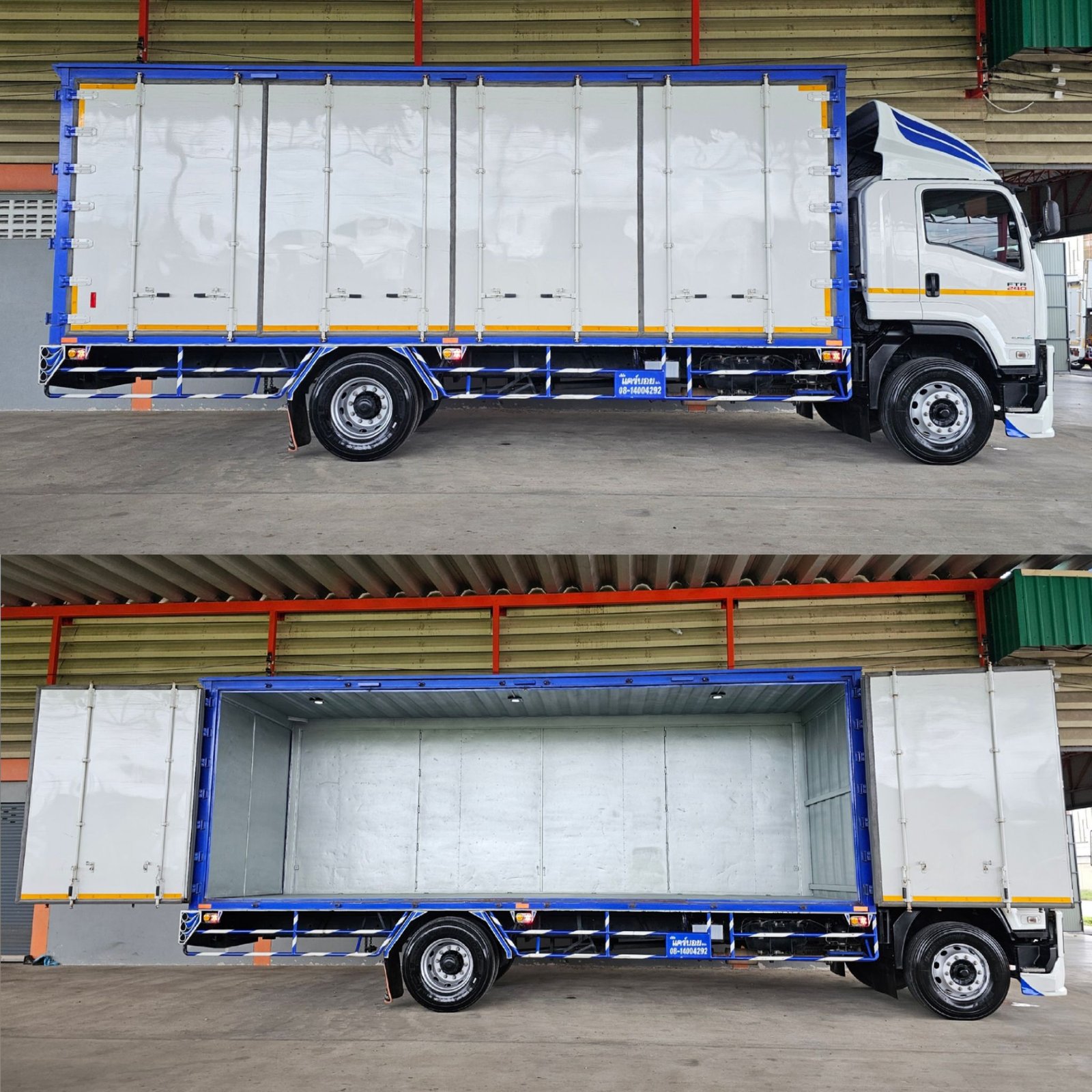 NEW FTR 240 ปี 2566 ตู้ 10 บาน ไมล์ 99,xxx รถห้างแท้ ยาว 7.70 เมตร NEW FTR 240 ปี 2566 ตู้ 10 บาน ไมล์ 99,xxx รถห้างแท้ ยาว 7.70 เมตร