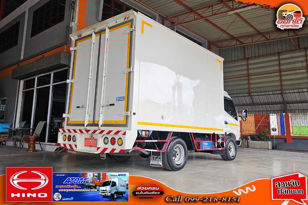 4ล้อป้ายเล็ก HINO 136 ไมล์ 87,xxx XZU ATOM ปี 2566 ไมล์ 87,xxx