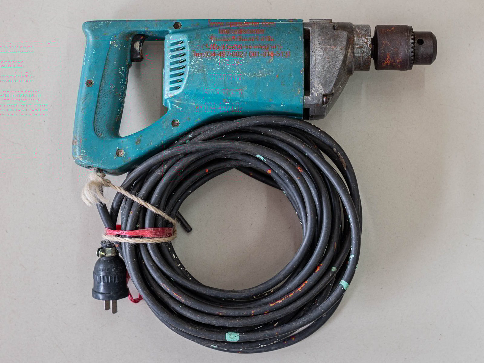 สว่านไฟฟ้า 13mm รุ่น 6300NB ยี่ห้อ Makita (JP) DRILL 550W สายไฟยาว มือสอง สภาพดี สว่านไฟฟ้า 13mm รุ่น 6300NB ยี่ห้อ Makita (JP) DRILL 550W สายไฟยาว มือสอง สภาพดี