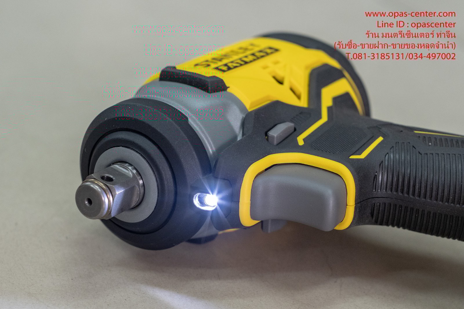 บล็อกกระแทกไร้สายไร้แปรงถ่าน 0.5นิ้ว พร้อมแบตเตอรี่ 4AH. STANLEY รุ่น SBW910M1K-B1 กำลัง 20 โวลต์ มือสอง สภาพเหมือนใหม่ บล็อกกระแทกไร้สายไร้แปรงถ่าน 0.5นิ้ว พร้อมแบตเตอรี่ 4AH. STANLEY รุ่น SBW910M1K-B1 กำลัง 20 โวลต์ มือสอง สภาพเหมือนใหม่