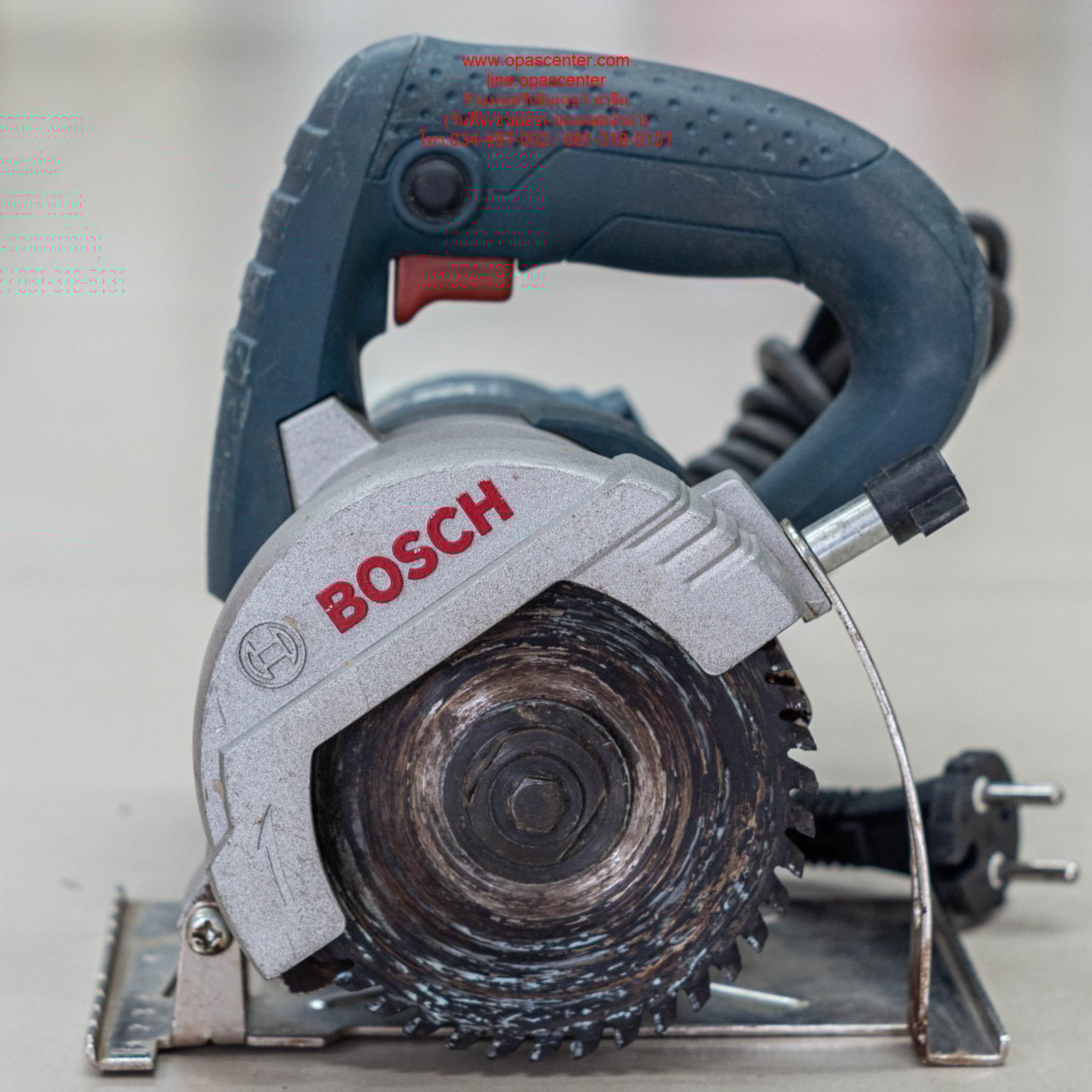 เลื่อย เครื่องตัดหินอ่อน (ตัวตัดน้ำ) Bosch ของแท้ รุ่น GDM 121 มือสอง สภาพใหม่