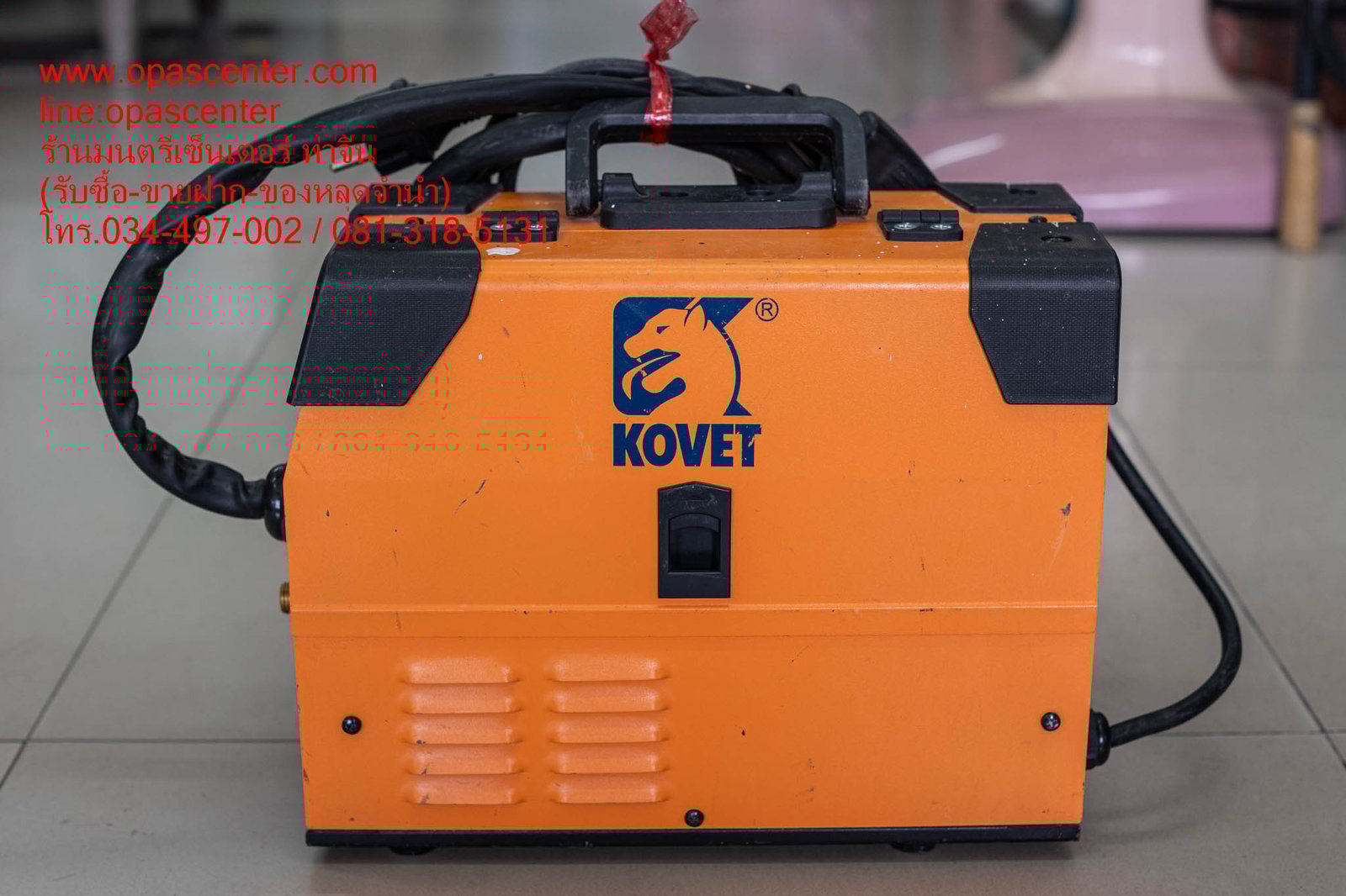ตู้เชื่อม KOVET MIG-MAG DC 120 แอมป์ รุ่น MIG-160S มือสอง สภาพดี มีสายเชื่อม พร้อมใช้งาน ตู้เชื่อม KOVET MIG-MAG DC 120 แอมป์ รุ่น MIG-160S มือสอง สภาพดี มีสายเชื่อม พร้อมใช้งาน