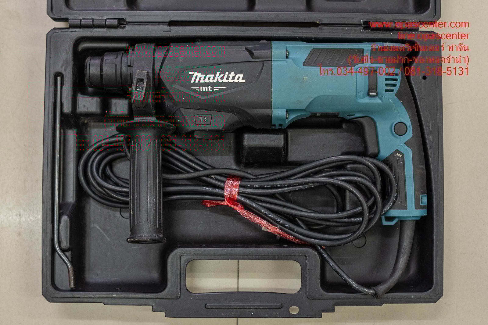 สว่านโรตารี่ 3 ระบบ MAKITA รุ่น M8701 กำลัง 800 วัตต์ ขนาด 26 มม. สีดำ - เขียว มือสอง สภาพใหม่