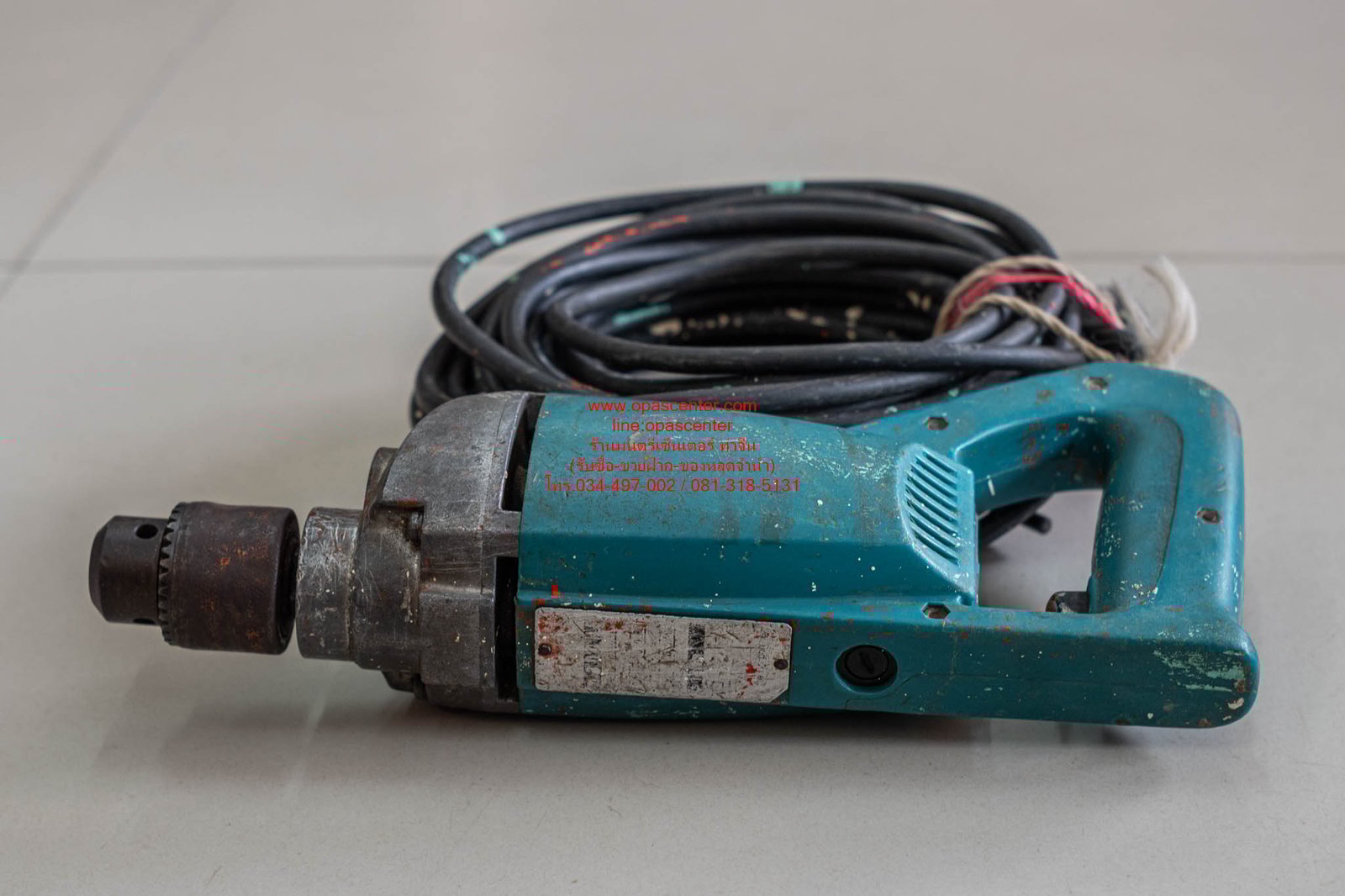 สว่านไฟฟ้า 13mm รุ่น 6300NB ยี่ห้อ Makita (JP) DRILL 550W สายไฟยาว มือสอง สภาพดี สว่านไฟฟ้า 13mm รุ่น 6300NB ยี่ห้อ Makita (JP) DRILL 550W สายไฟยาว มือสอง สภาพดี