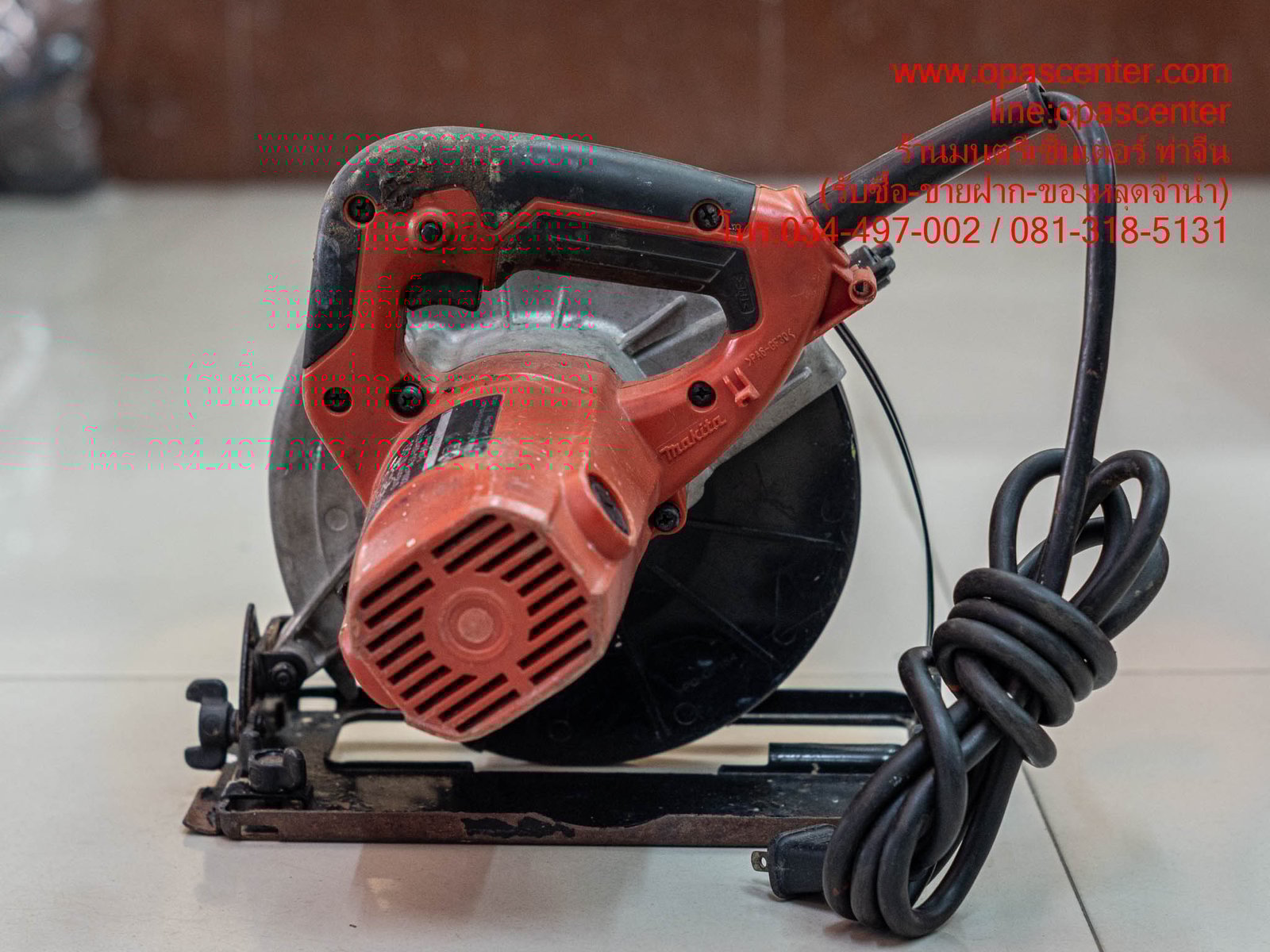 เลื่อยวงเดือน7" MAKTEC รุ่น MT583 มือสอง ของแท้ มีใบ พร้อมใช้งาน เลื่อยวงเดือน7" MAKTEC รุ่น MT583 มือสอง ของแท้ มีใบ พร้อมใช้งาน