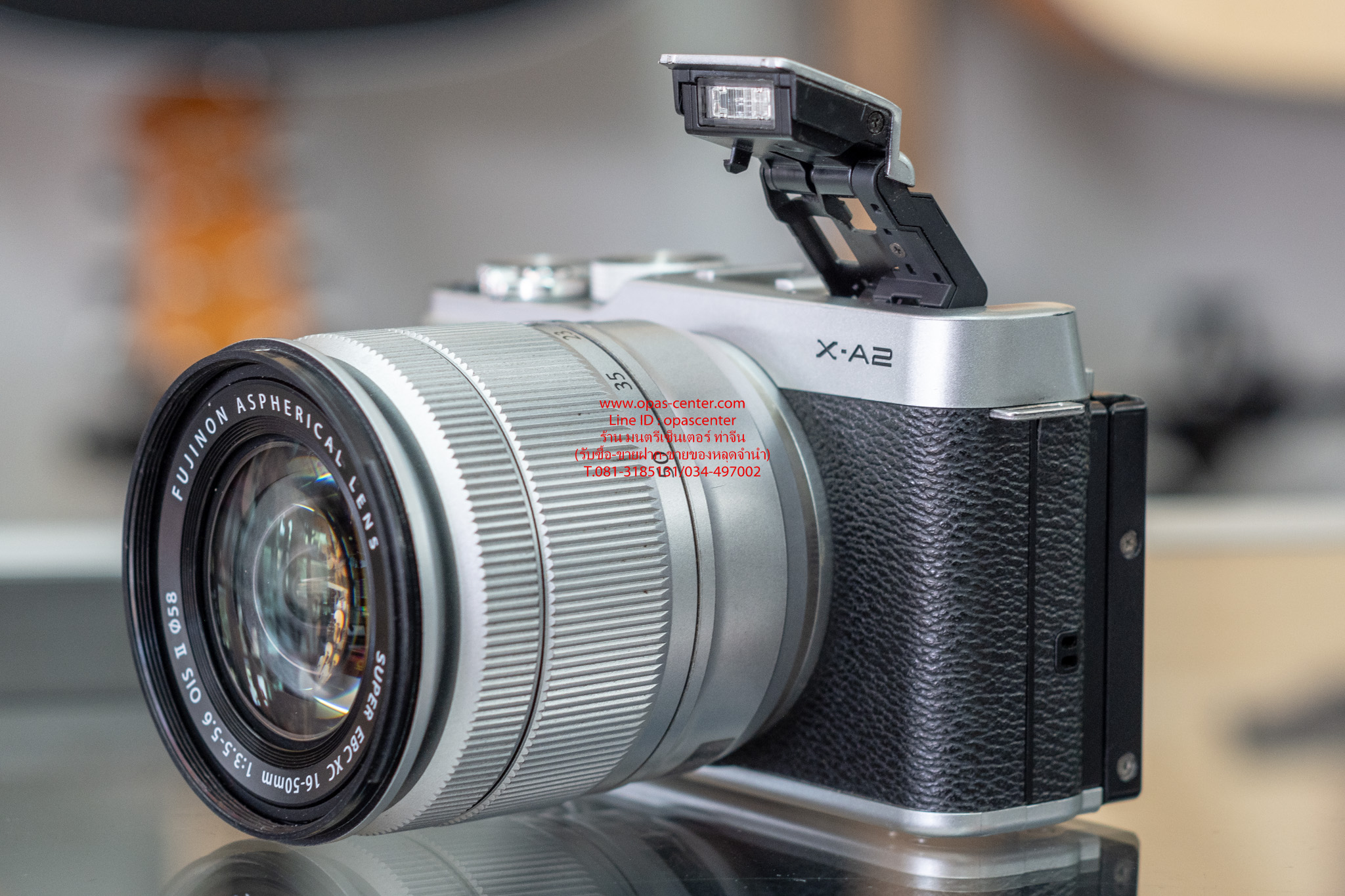 กล้อง Mirrorless Fuji X-A2 เลนส์ 16-50 mm 16 MP สภาพดี มีที่ชาร์ท เมม 8 GB ปกติทุกอย่าง