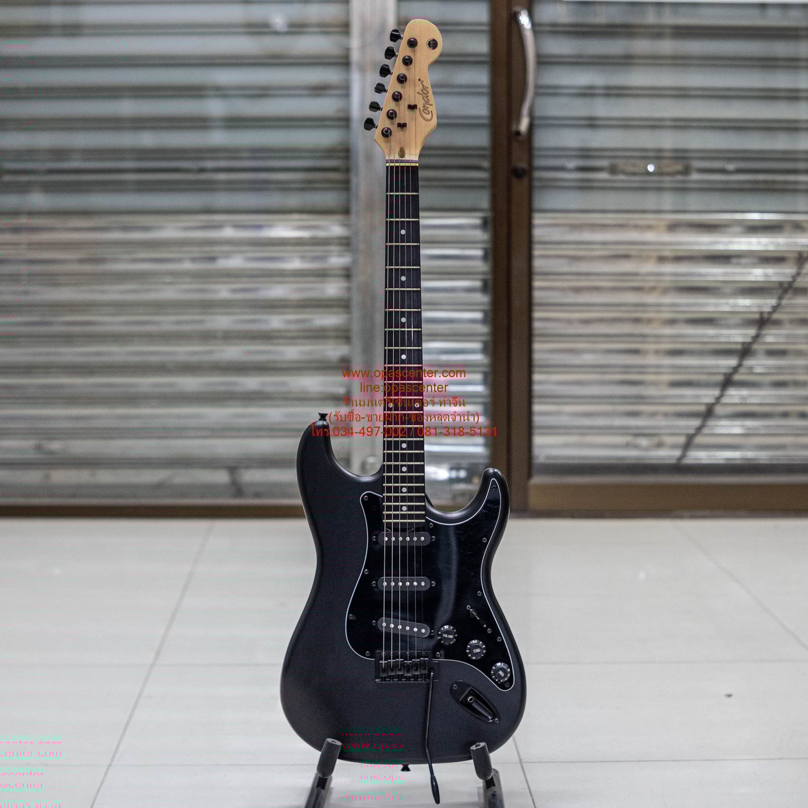กีต้าร์ไฟฟ้า Condor CRX10 ทรง Strat มือสอง สภาพใหม่ มีแถมกระเป๋า กีต้าร์ไฟฟ้า Condor CRX10 ทรง Strat มือสอง สภาพใหม่ มีแถมกระเป๋า