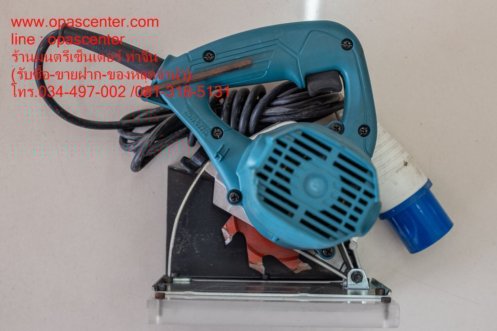 MAKITA เครื่องตัดไฟฟ้า ขนาด 4 นิ้ว (110 มม.) กำลังไฟ 1,200 วัตต์ รุ่น M4100ZX1B ความเร็วรอบ 13,000 ร MAKITA เครื่องตัดไฟฟ้า ขนาด 4 นิ้ว (110 มม.) กำลังไฟ 1,200 วัตต์ รุ่น M4100ZX1B ความเร็วรอบ 13,000 ร